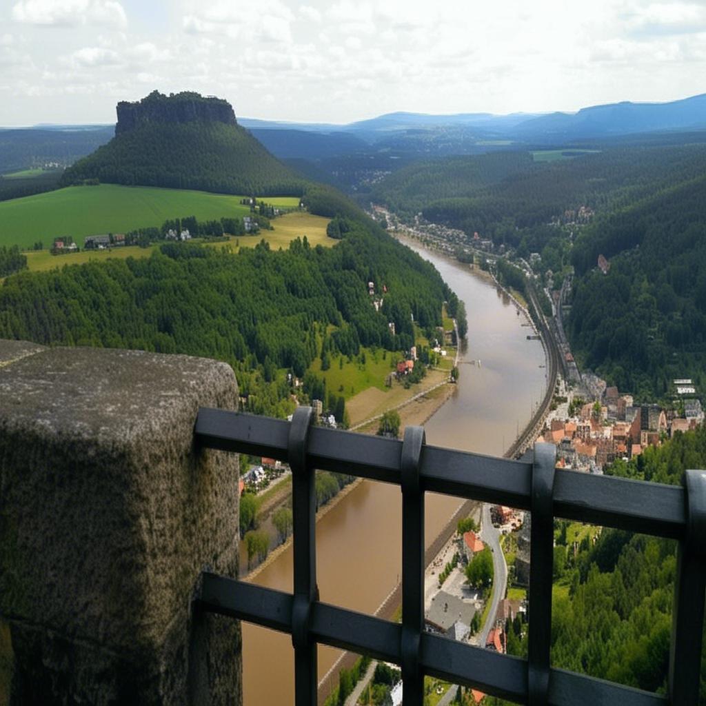 Der Malerweg ist links und rechts der Elbe zu sehen. Die 6 Etappe des Malerwegs wanderst du von Schmilka über Krippen und Bad Schandau nach Gohrisch.