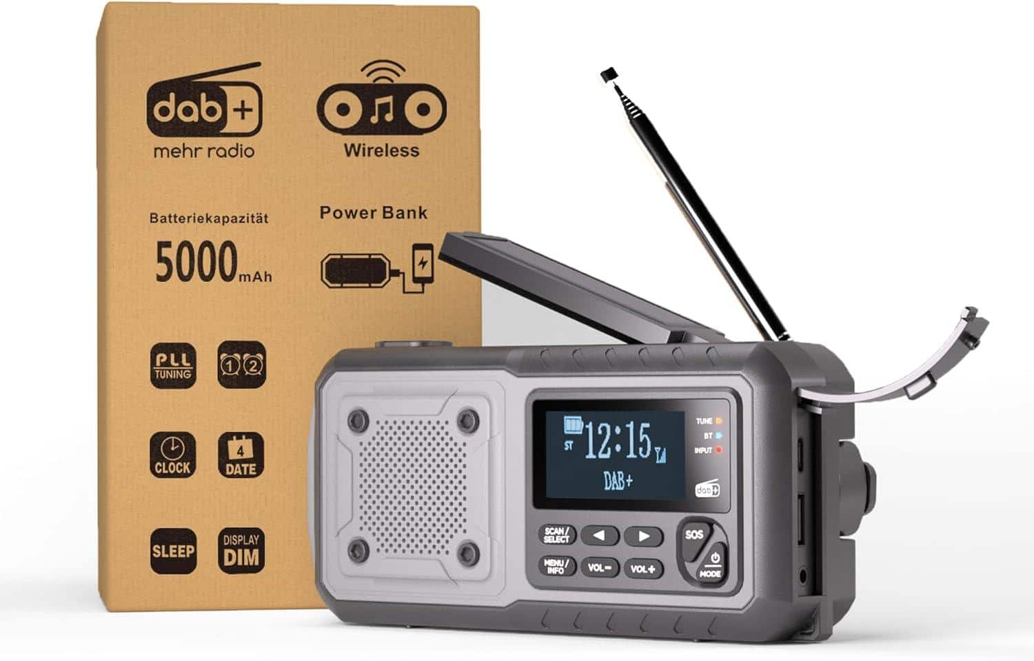 Die besten Solar-Kurbelradios für Notfälle und Outdoor-Abenteuer 50 Die besten Solar-Kurbelradios für Notfälle und Outdoor-Abenteuer