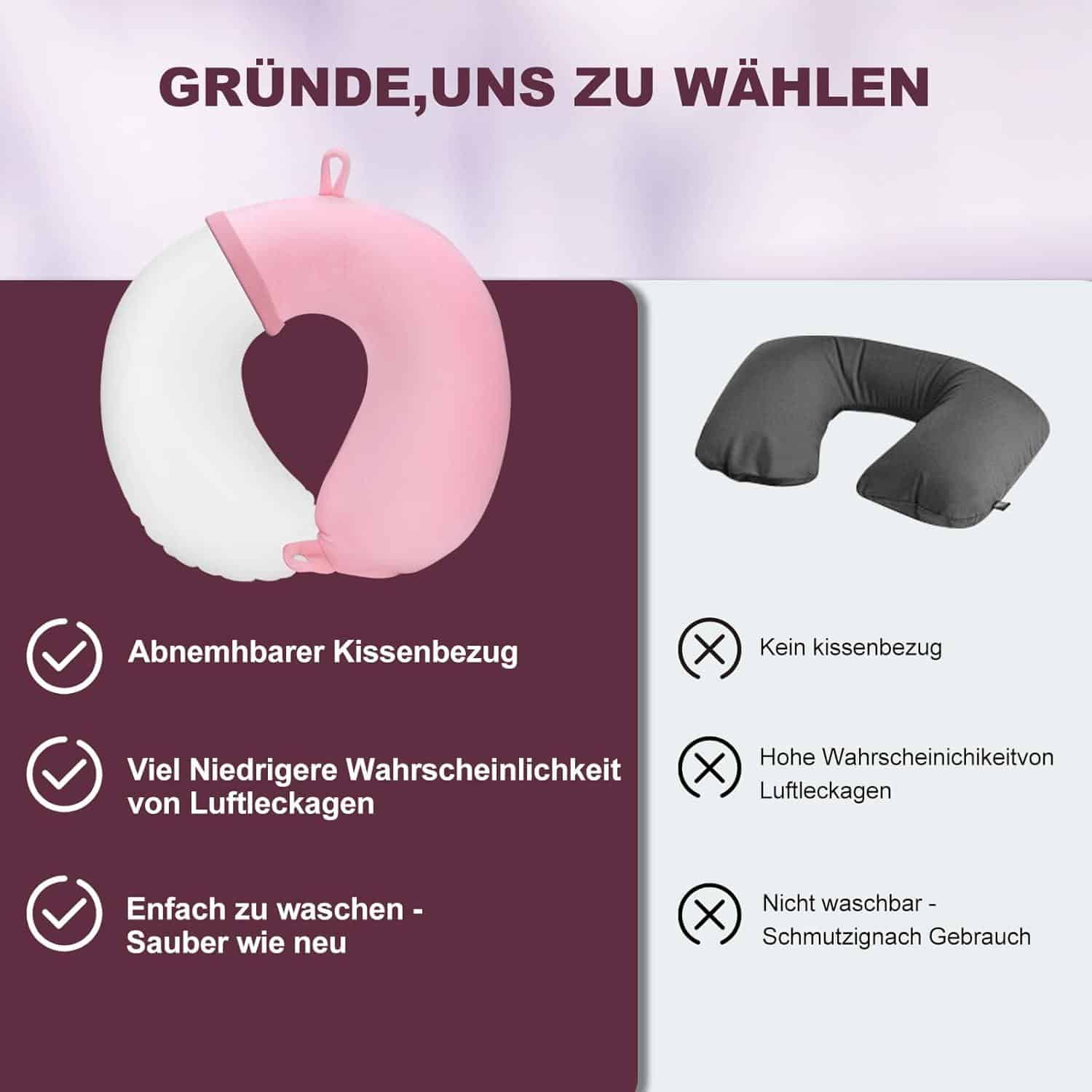 Die 10 ⁢besten aufblasbaren Nackenkissen für ​ungestörte Reisen