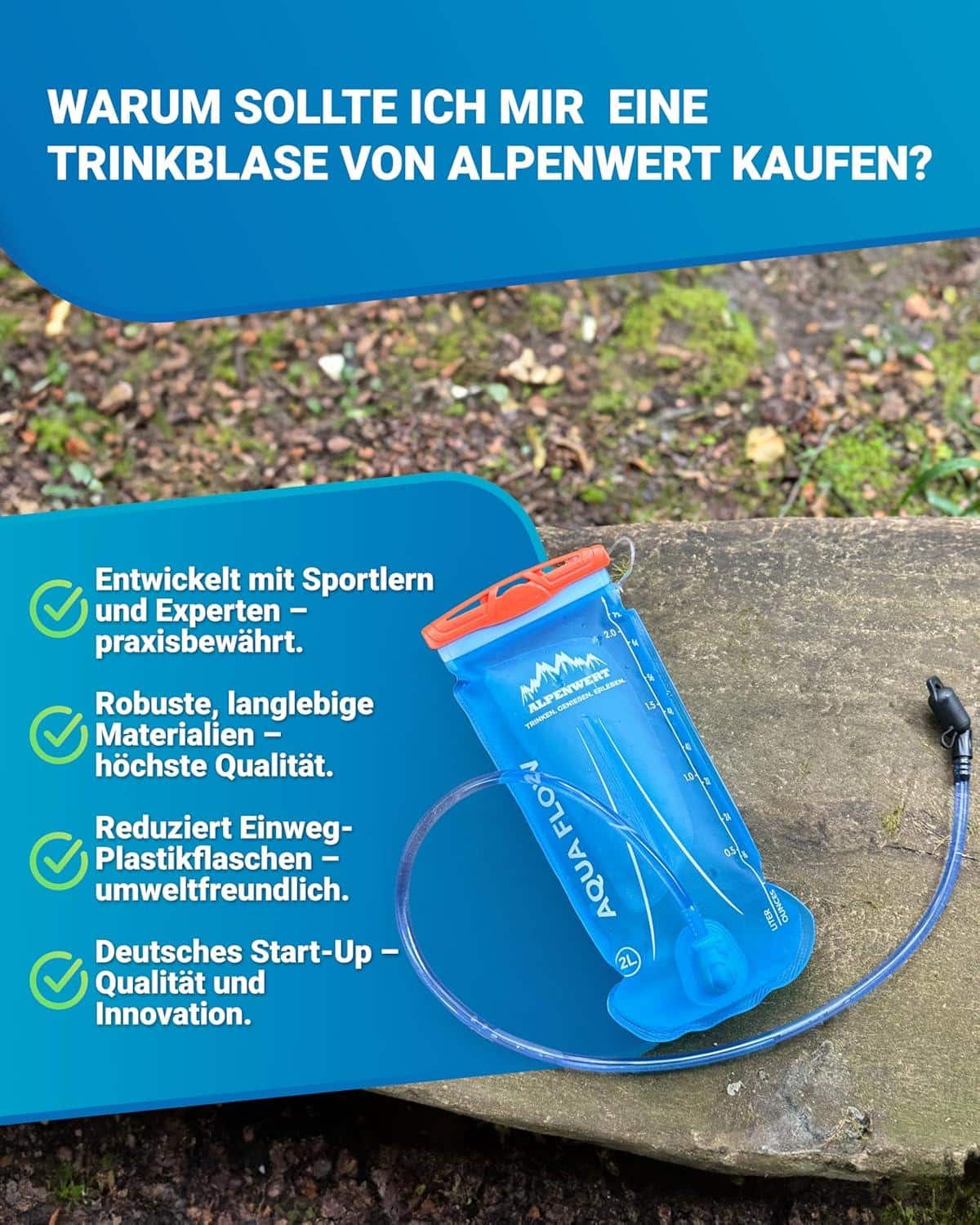Die besten Trinkblasen für Outdoor-Abenteuer: Alpenwert & DEUTER
