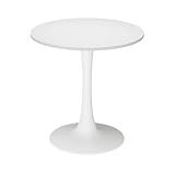 Vicco Esstisch Carl, Weiß, 70 x 70 cm, platzsparend für kleine Räume und einfache Montage