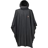 Fjällräven Herren Poncho Regenmantel, Grau (Graphite 031), Einheitsgröße Große Größen EU