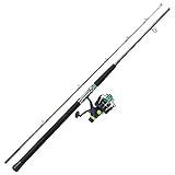 Sougayilang Wels Rod und Reel Combo Bootsrute Set, Hochwertige Kohlenstofffaser 2.18m Boot Angelrute, Glatte langlebige Karpfen Angelrolle, Geeignet für Sea Fishing Capture Riesenfische