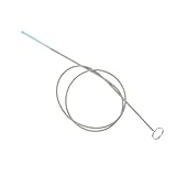 Faltbarer Trinkblasenreiniger Flexible Bürste für Reservoir Wasserblase Rostfreier Edelstahl 98cm (Blau), blau