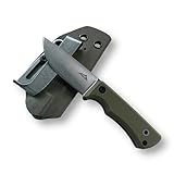 SK Wild Ones® Neck Knife – Compact Outdoor Knife with Fixed Blade & Necklace Carry – G10 Handle – EDC Outdoor Knife – Made of 440C Stainless Steel – Green – Bragi 42a