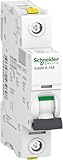 Schneider Electric Leitungsschutzschalter Acti9 iC60N, 1-polig, 16A, B-Charakteristik, 10kA, Artikelnummer A9F03116, 1 Stück