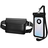 Kiuiom wasserdichte Tasche, wasserdichte Handyhülle, Wasserdicht Bauchtasche, Beutel Wasserdicht für Wertsachen Unterwasser Handyhülle Wasserfeste Handytasche Drybag Waterproof Bag für Wassersport