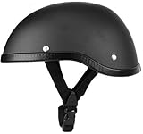 Retro Halbschalenhelm ECE-Zulassung Halbhelme Motorradhelm Damen Und Herren Erwachsene Jet-Helm Mit Schnellverschluss-Schnalle Für Cruiser Scooter ATV E-Bike 5,54CM-62CM