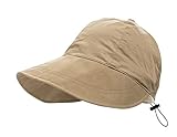 MAKFORT Sonnenhut Faltbarer Sommerhut Damen Atmungsaktiv Mütze Visor Cap Outdoor Hut für Golf Reisen Wandern