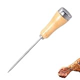 Eispickel Edelstahl Eispickel mit Holzgriff für Küche, Bar, Picknicks, Camping und Restaurants