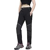 WORK IDEA Damen Outdoor-Hose aus wasserabweisendem Softshell-Material, wärmendem Futter, elastischem Taillenbund für komfortable und Flexible Passform – Ideal für Wandern, und Outdoor-Aktivitäten
