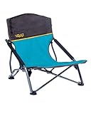 Uquip Campingstuhl Sandy Petrol I Faltbarer Strandstuhl mit 120 kg Traglast I kompakter Faltstuhl aus Stahl & Polyester I klappbarer Outdoor-Stuhl für Camping, Strand, Angeln, Garten & Festivals