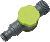 REHAU Durchflussminderer, Regulierventil stufenweise einstellbar, für Perlschlauch/Tropfschlauch/Gartenschlauch