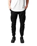 Urban Classics Herren Cargo Jogging Pants Hose, Schwarz, 3XL EU