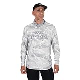 Fox Rage UV Hooded Light Cam Top - Angelpullover, Größe:L