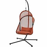 Siena Garden YOBAYA Hängesessel Relaxed Red Stahl,Textilbezug Relaxed Red