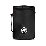 Mammut Gym Basic Chalk Bag | Kreidebeutel zum Klettern, Magnesia Tasche, Mit Bürstenhalterung | One Size, Black