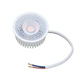 Oktaplex lighting 12er Set LED Modul GU10 Ersatz flach, 4.8 W, IP20, 3000K, 380lm, Einbaustrahler Warmweiß
