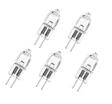 ShuoHui 5 x Halogen-Stiftsockellampe,G4 Halogenlampen,G4-Sockel,dimmbar,12 Volt, 20 Watt,Warmweiß -2800K, Glühbirnen Clear Capsule,5er-Pack