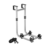 Wiltec Fahrradhalter für Wohnmobilleiter 2 Fahrräder, Fahrradträger Wohnmobil bis 30 kg, Fahrradträger Wohnwagen Aluminium, Robuste Fahrradhalterung