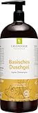 500ml GREENDOOR Basisches Duschgel Ingwer Zitronengras, Biologisch abbaubar, Naturkosmetik ohne Sulfate/Parabene, natürliche frische bio Basische Körperpflege, pH basisch für Damen und Herren