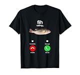 Fih Calling Remind me Nachricht Ablehnen Telefonanruf annehmen Fisch T-Shirt