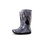 DEMAR Gummistiefel Regenstiefel Hawai Lady Exclusive (40, Katze)
