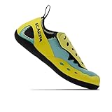 Scarpa Kinder Piki J Kletterschuhe, maledive-Yellow, 31|32