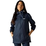Regatta Damen Jacke Funktionsjacke Outdoorjacke Regenjacke Pack It III, Farbe:Dunkelblau, Artikel:-20I Midnight, Größe:42