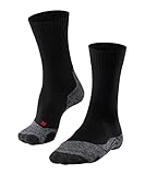 FALKE Herren Wandersocken TK2 Explore M SO Wolle antiblasen dick 1 Paar, Schwarz (Black-Mix 3010), 42-43