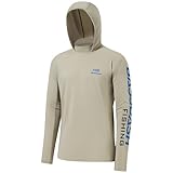 Bassdash Herren Kapuzenpullover Shirt Sonnenschutz UPF50+ UV Pullover Langarm Hoodie für Angeln Rash Guard