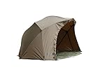 Fox R-Series Brolly 262x178x128cm - Angelzelt zum Karpfenangeln & Wallerangeln, Karpfenzelt zum Angeln, Schirmzelt zum Nachtangeln