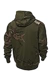 Daiwa Carp Camo Hoodie Gr. L Kapuzenpullover Hoody Pullover für Angler