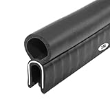 Auto Türdichtung, Universelle Dichtungsprofil Gummidichtung Kantenschutzprofi mit Dichtung oben für Autos, Boote, Wohnmobile, LKWs und Heimanwendungen, Auto Wetterschutz (3 M)