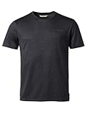 VAUDE Essential T-Shirt für Herren – Schnelltrocknendes & pflegeleichtes Sport Shirt, Atmungsaktives Outdoor T-Shirt mit Rundhals - Black, L
