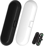 YSTrillion 2 Stück Elektrische Zahnbürsten-Etui Reiseetui,Zahnbürste Aufbewahrungsbox Mit Halter für Philips Serie für Arbeits,Geschäftsreisen,Familie Reisen,Outdoor Camping und Schule