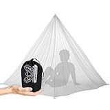 VON STEINEICH® Moskitonetz [Reise] Handliches Reise Moskitonetz | 220cm x 170cm | Super leichtes Reise Mückennetz in praktischer Reisetasche | Perfekt für Wandern, Camping und Urlaub | Mückennetz Bett