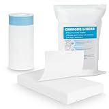 ACWOO Toilettenbeutel mit saugfähigen Pads, 40 Stück Bettpfanneneinlagen, Einweg-Kommode Toiletteneinlagen, Tragbare Toilettenbeutel, Super Saugfähig