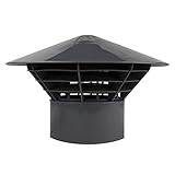 VONLIS Belüftungshaube Entwässerungsanlagen WC Entlüftung Lüftung Rohrbelüftung DN 110 Rohrmontage