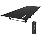 Naturehike Campingbett Ultraleichtes Feldbett Tragbares Klappbett für Erwachsene Schlafen Belastbarkeit bis 150kg Campingliege für Zelten Wandern Home Rucksackreisen Büro-Mittagspause-Bett