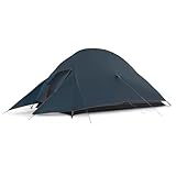 Naturehike Cloud up 2 Upgrade Ultraleichte Zelte Doppelten 2 Personen Zelt 3-4 Saison für Camping Wandern (20D Navy Blau Upgrade)