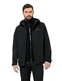 Jack Wolfskin Herren Taubenberg 3in1 Jkt M Jacket, Schwarz, L EU