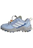 adidas Unisex Kinder Terrex Ax4S Speed Lacing Hiking Kids Shoes, Glow Blue/Chalk White/Grey Two, 30 EU