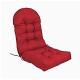 Hochrücken Adirondack Stuhlkissen, wasserdichte Schaukelstuhlkissen, Terrassekissen für Möbel im Freien,Rot
