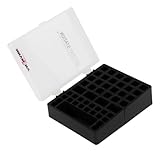 ANSMANN Batteriebox für AAA Micro, AA Mignon & 9V Block Akkus und Batterien - Praktische Akkubox zum Schutz & Transport für 48 Accus - Batterie Box & Akku Box zur Aufbewahrung