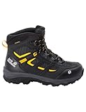 Jack Wolfskin Unisex Kinder Vojo Texapore Mid K, Black / Burly Yellow, 27 EU