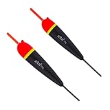 Zite Fishing Hecht Knicklichtposen Doppelpack | 2 Durchlaufposen 15 g & 20 g | Hechtposen Deadbait Angeln | Schwimmer Köderfisch Montagen mit Knicklichtaufnahme