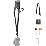 PGYTECH Kameragurt Camera Strap Pro, Kameraschultergurt Mit Abnehmbarem Achselgurt, Professionelles Kamerageschirr, Leder-Ergonomische Schulterpolster für DSLR/Spiegellose Kameras, Schwarz