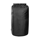 Tatonka Packsack Dry Sack 30l - Wasserdichter Packbeutel mit Rollverschluss und Steckschließe - Aus recyceltem Polyester - 30 Liter Volumen (schwarz)