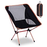 Aluminiumrahmen Campingstuhl Ultraleicht, Campingstuhl Faltbar Klein Bis 140 Kg, Tragbarer Klappbare Campingstühle, Klappstuhl Camping Leicht Für Picknick Angeln Outdoor Beach